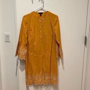 Jcrew Embroidered Dress